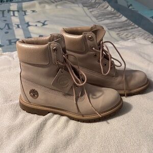 Timberland Light Tan Leather Boots